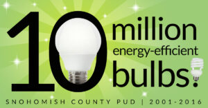 10 million bulbs sold social post